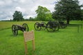 Artillery Park - Historic Appomattox Court House Royalty Free Stock Photo
